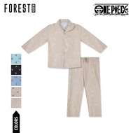 Farest Baju Tidur Kanak-kanak | (1 Pc) Forest X One Piece Kids Woven Cotton Long Sleeve Long Pants P