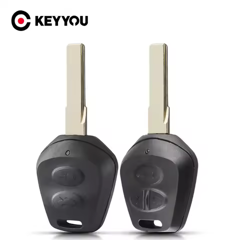 KEYYOU Uncut 2/3 Buttons Remote Key Fob Case Shell Replacement For Porsche Boxster S 911 986 996
