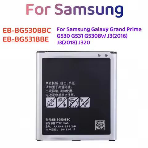Battery For Samsung Galaxy Grand Prime J3 2016 G530 J2 Prime G532 SM-SM-G532F J3110 G531 J5 2015 On5