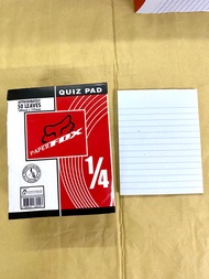 1pc 1/4 Intermediate Writing Pad School Supplies