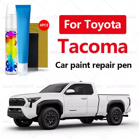 Car Paint Repair Pen For 1995-2025 TOYOTA Tacoma Paint Scratch Repair Accessories 4PCS White 040 089