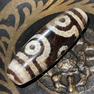 🇲🇾268DZI🚀 六眼天珠 / Moss Agate Six Eyed Dzi / 6 Eyed Dzi / Manik Tibet Sky Kingdom Destiny