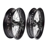 Motorcycle wheel hub rim wheel black 17 inches For KTM SZ SXF EXC XCF HUSQVARNA TC FC TE FE KEWS HJ2
