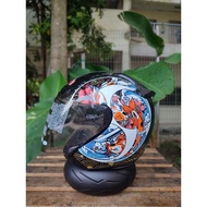 ZEUS HELMET ZS-609 BLACK KOI V2