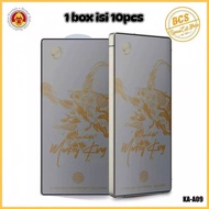 BCS - KA - A09 1 BOX CONTAINS 10 PCS TEMPERED GLASS ANTI SPY monkey KING FOR SAMSUNG S21 S21+ S22 S2
