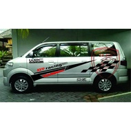 Stiker sticker mobil apv terbaru stripping apv sport keren (2PCS)