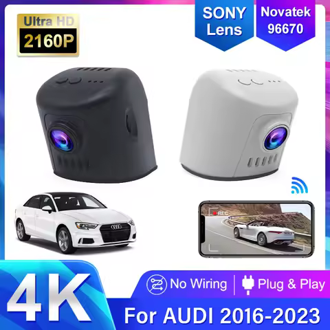 4K HD 2160P Dash Cam Wifi Car DVR Driving Recorder For Audi a1 a3 a4 a5 a6 a7 a8 q3 q5 b5 b6 b7 b8 b
