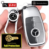 【Mr.Key】 New Mercedes Benz Key Case for C-Class / E- Class / GLC300 / E260 / E300 / C180 / C200 / Be