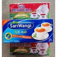 TEH BENDERA/TEH SARI WANGI/CELUP/TEH ASLI/100%ORI INDONESIA