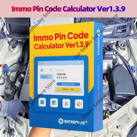 IMMO Pin Code Calculator V1.3.9 Repair equipment Diagnostic obd2 scanner Code reader VC Automobile r