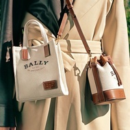 Bally Crystalia 米白帆布迷你托特包