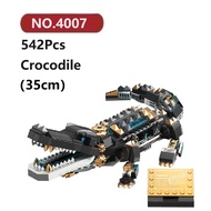 ✨Steampunk Crocodile Building Blocks 542 Pcs TUOMU Animals Bricks Toy Set