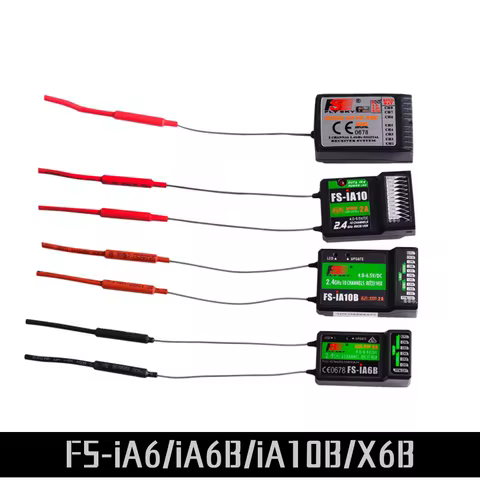 FlySky FS-iA6 FS-iA6B FS-iA10B FS-X6B Receiver For FS-i6 i6X i6S i10 TH9A Transmisor RC Control Remo
