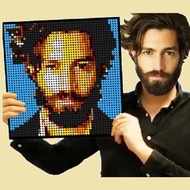 Tranh pixel ghép từ gạch lắp ráp LEGO mini – Tùy chỉnh ảnh chân dung thú cưng ảnh cá nhân