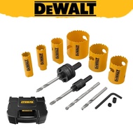 USA Made DEWALT D180001 Hole Saw Set Large Ejection Slot Long Service Life Multi-Size 19-57mm Drilli