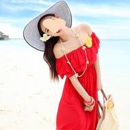 Cod Women's White Chiffon Slim-Fit Dress - Western Style | Spring/Summer 2025 YM9F