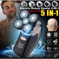 5-in-1 Electric Shaver for Men | IPX6 Waterproof Cordless Razor | 5D Floating Head Shaver