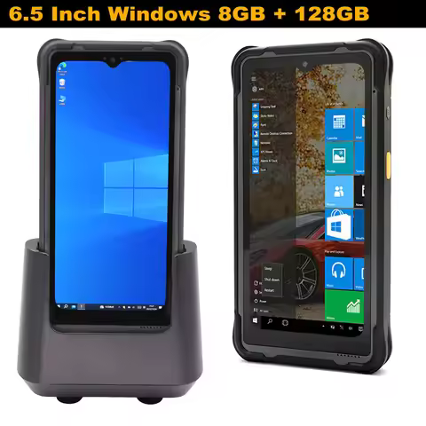 6.5 Inch Rugged Windows PDA Handheld Terminal Intel N5100 8G RAM 128G ROM 4G Lte Wifi Bluetooth 2D S