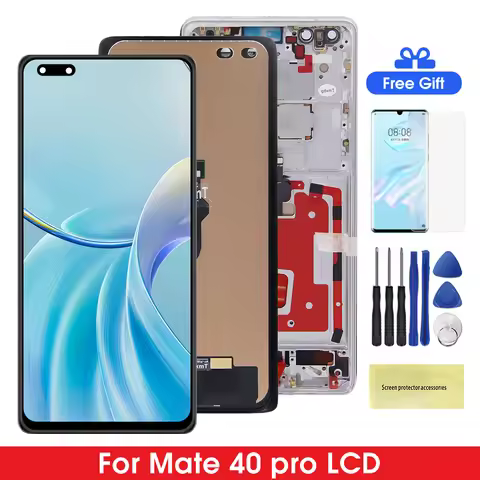 For HUAWEI Mate 40 Pro NOH-NX9 AN00 AN01 LCD Display Touch Screen Digitizer Assembly Replacement LCD