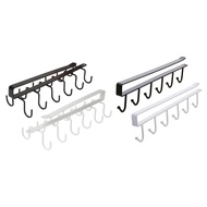 [lzdjlmy1zs] 2x Mug Hooks Under Cabinet Clip on Coffee Mug Holder Mug Organizer Rack Cup Hanger for 