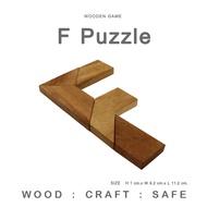 Wooden Games Toys F Puzzle Jigsaw Size 11.2*9.2*1 cm By BLGM.WOODENGAME