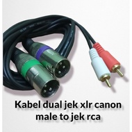 Canon male xlr power cable to rca jack 1 set length 20cm 50cm 1.2 meters