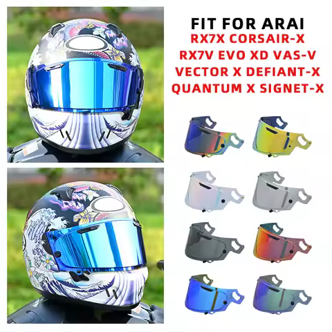Visor for Arai RX-7X RX7X CORSAIR-X RX-7V RX7V NEO XD VAS-V VECTOR-X Vector X Defiant-X Defiant X Qu