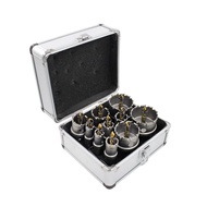 10Pcs Metal Hole Saw Set 16-54mm 5/8" - 2 - 1/8" Metal Steel Hole Saw Drill Bit for Woodworking Meta