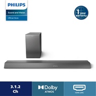 Philips TAB8947/98 Soundbar 3.1.2 with wireless subwoofer | 688 Watt max output