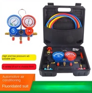 เกจวัดน้ำยาแอร์ สำหรับวัดน้ำยา R-12  R-134a สายยาว 150 ซม./60 นิ้วพร้อมหัวเติม 134a เกจน้ำยา เกจเติม