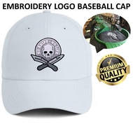 EMBROIDERY SULAM NO KNIFE NO LIFE TACTICAL 100% POLYESTER WHITE ADJUSTABLE BASEBALL CAP