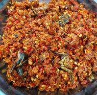 ฉลองเปิดร้าน (ครึ่งกิโล 144 บาท)น้ำพริกแมงดาปลาย่างแท้ ไม่เปรี้ยว ใส่ตัวแมงดาแท้