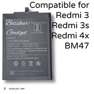 Xiaomi Redmi 3 Redmi 3s Redmi 4x BM47 Battery Bateri 1 Months Warranty
