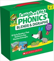 Laugh-a-Lot Phonics: Blends u0026 Digraphs (Parent Pack/+Stickers/12冊合售)