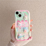Cute Three-Dimensional Bows Hello Kitty for Apple 16promax Phone Case Ipone15 Cartoon Girlish 14plus