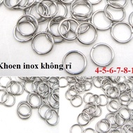 50 stainless steel rings