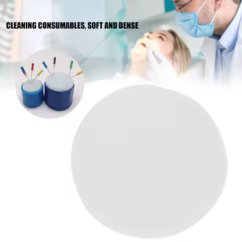 Disposable Sponge Pad 50pcs Soft Dentist Foam File Cleaning Dental Clean Stand Replacement Dental Di