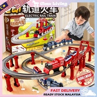 Electric High-Speed Train Small Train with Track Boy's Bullet Train Model Simulated Puzzle Birthday 