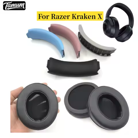 For Razer Kraken X Headset Ultra-soft Cover Replacement Ear pads Cushion Earbuds