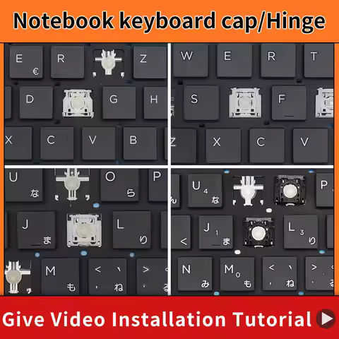 Replacement Keycap Key cap &Scissor Clip&Hinge For HP ProBook 440 G6 G7 445 G6 G7 HSN-Q15C Q24C Q21 