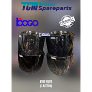 BOGO VISOR 3 BUTTON BLACK CAP VISOR HELMET SGV MS88 SGV 99 SGV99 SGV99ND SGV SPECIAL MHR VISOR BOGO 