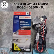 RELAY CABLE SET LAMP 3 RELAY HEADLAMP H4 - BOSCH D3500 3U