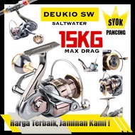 DEUKIO SW 2000 - 7000 - SALTWATER - 15kgs MAX DRAG - GR 5.0:1