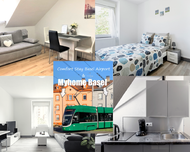 อพาร์ตเมนต์ 1 ห้องนอน 1 ห้องน้ำส่วนตัว ขนาด 42 ตร.ม. – แซ็ง ลุยส์ (Comfort Stay Basel Airport RC46B)