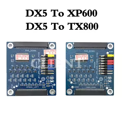 Printer adapter card for Epson DX5 change to xp600/TX800 printhead for Allwin Xuli solvent printer c