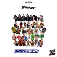 WWE WRESTLERS STICKER WWE SUPERSTARS/ SMACK DOWN/ ROYAL RUMBLE/ WRESTLANIA/ JOHN CENA/ UNDERTIER/ TH
