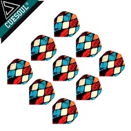 CUESOUL Dart Flights Dart Flight Dart Wings Dart Tail ，Set of 9 pcs