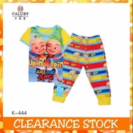 Caluby Baby Boys Girls Pyjamas Short Sleeve  Upin Ipin K-444 Saiz 3-6 Bulan