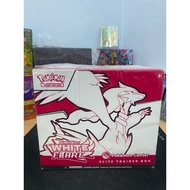 ETB White Flare Box Empty TCG Pokemon English