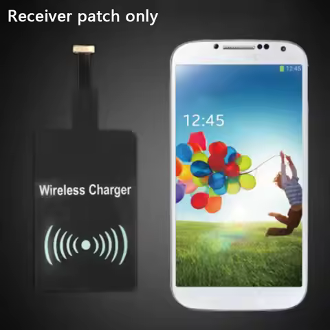 Wireless Charger Receiver Patch Universal Fast Wireless Charger Adapter For Iphone For Xiaomi For Sa